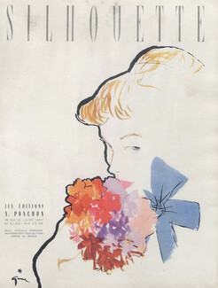 René Gruau 1948 Cover Silhouette