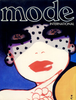 René Gruau 1978 Mode International Cover
