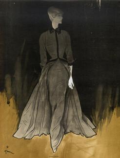 Lucien Lelong (Couture) 1947 René Gruau