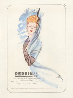 Perrin (Gloves) 1944 René Gruau