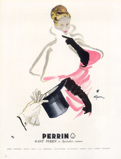 Perrin (Gloves) 1946 René Gruau