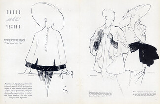 Jacques Fath (Couture) 1947 Christian Dior, Marcel Rochas, René Gruau
