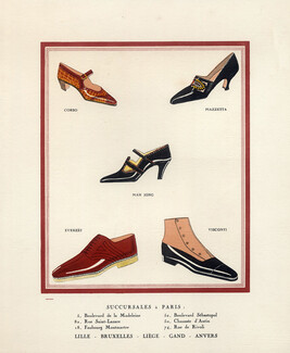 Cecil (Shoes) Au pied Levé, Texte Louis-Léon Martin, Catalogue, 6 pages