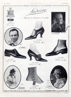 Saderne (Shoes) 1922 Mrs Dussane, Leon Bernard, André Bruno, Madeleine Renaud, Autograph