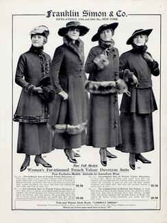 Franklin Simon & C° (Department Store) 1915 Fur