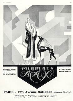 Fourrures Max (Fur Clothing) 1926 Eduardo Garcia Benito