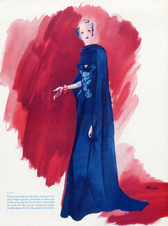 Léon Bénigni 1938 Worth & Molyneux, Evening Gown