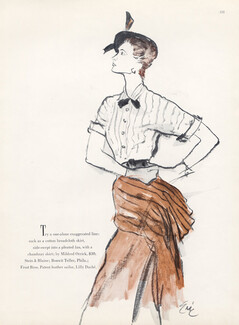 Lilly Daché (Millinery) 1949 Skirts, Mildred Orrick, Heller, Brigance... Eric (Carl Erickson)
