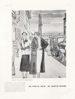 Molyneux (Couture) 1931 Eric (Carl Erickson) Place Vendôme