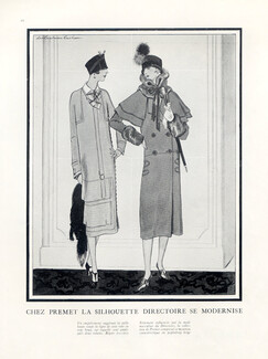 Premet (Couture) 1924 Coat, Lee Creelman Erickson