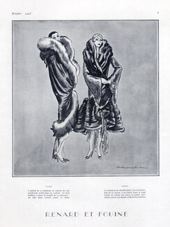 Callot Soeurs (Couture) 1928 Lee Creelman Erickson, Fur Coat