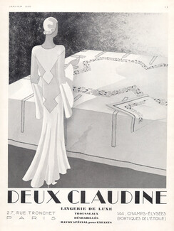 Deux Claudine (Lingerie) 1930