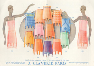 Claverie (Corsetmaker) 1934 Girdles