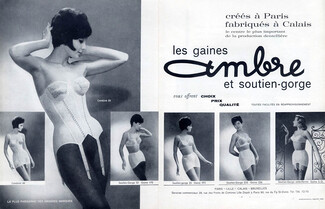 Ambre (Lingerie) 1963 Combiné, Girdle, Bra