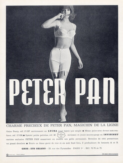 Peter Pan (Lingerie) 1962 Pantie Girdle, Bra, Ets Oriano