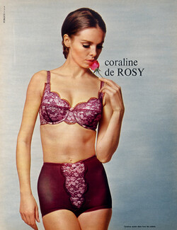 Rosy (Lingerie) 1966 Coraline Bra, Girdle