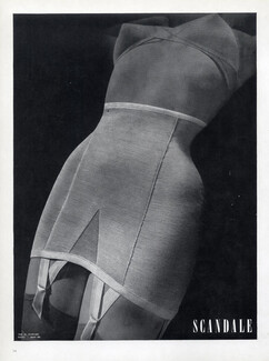 Scandale (Lingerie) 1949 Girdle, Photo Deval