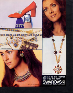 Swarovski & Co. (Jewels) 1969 Françoise Montague, Sylvia Blanchard, Andréa (Shoes)