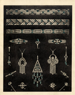 Paris Joaillerie (Jewels Catalog) 1924 Art Deco Style...3 Pages