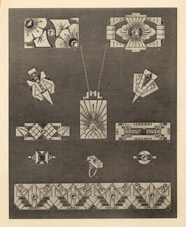 Paris Joaillerie (Jewels Catalog) 1927 Art Deco Style...3 Pages