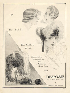 Desfossé (Hairstyle) 1921 Wig, Hairpiece