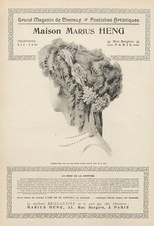 Marius Heng (Hairstyle) 1908 Wig, Hairpiece