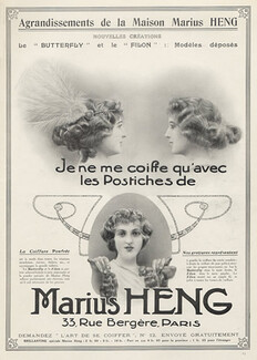 Marius Heng (Hairstyle) 1912 Wig, Hairpiece