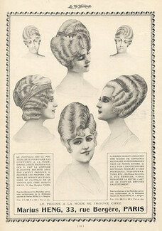 Marius Heng (Hairstyle) 1914 Wig, Hairpiece