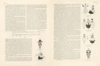 Engagement Spécial, 1917 - George Barbier World War I, Text by V.