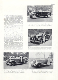 Renault, Peugeot, Fiat, Delahaye 1933 Concours d'Elegance..., 4 pages