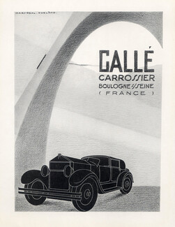 Louis Gallé (Coachbuilder Cars) 1928 Marc Real