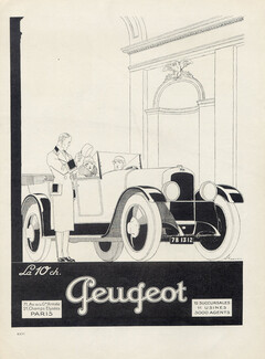 Peugeot (Cars) 1925 René Vincent