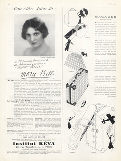 Hermès (Baggage) 1931 Trains Bleus, Golf Clubs, Handbags, Luggage..., 3 pages
