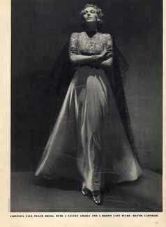 Madeleine Vionnet 1938 Photo George Hoyningen-Huene, Evening Gown