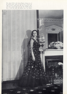 Chanel (Couture) 1937 Mrs James Field, Photo Man Ray