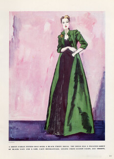 Lucien Lelong 1938 Evening Coat and Dress, Pierre Mourgue