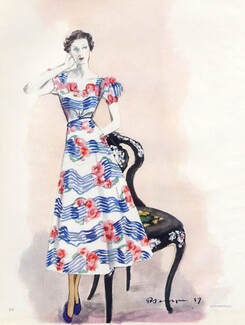 Schiaparelli 1937 Summer Dress