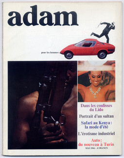 Adam 1966 N°311 Magazine for Men Lido, Eros, Mickey Rooney, Jean-Paul Goude