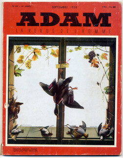 Adam 1958 N°248 Magazine for Men, Henri de Linarès, Hunting, 122 pages