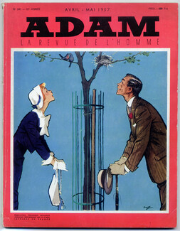 Adam 1957 N°240 Magazine for Men, Hof