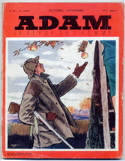 Adam 1954 N°225 Magazine for Men, Hunting