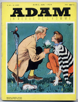 Adam 1954 N°222 Magazine for Men