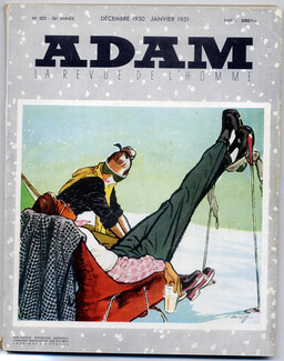 Adam 1950 N°202 Magazine for Men, Jean Cocteau, 178 pages