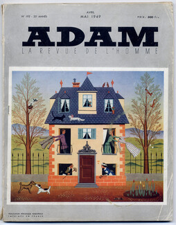 Adam 1949 N°192 Magazine for Men, 128 pages