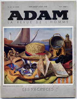 Adam 1948 N°187 Magazine for Men, Le Bal des Eventails, Fans
