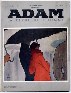 Adam 1948 N°189 Magazine for Men, René Gruau, 112 pages