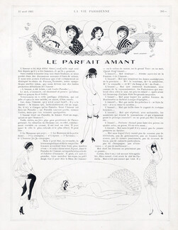 Le Parfait Amant, 1913 - Gerda Wegener The Perfect Lover, Nude, Texte par Maurice Prax, 2 pages