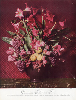Les Bouquets, 1947 - Lachaume (Floristry) Flowers, Text by Louise de Vilmorin, 6 pages