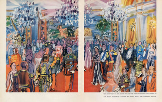 Raoul Dufy 1938 Reception at the Elysée Palace for their Majesties King George VI and Queen Elizabeth