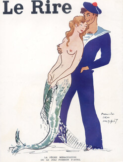 Maurice Van Moppès 1952 Mermaid, Sailor